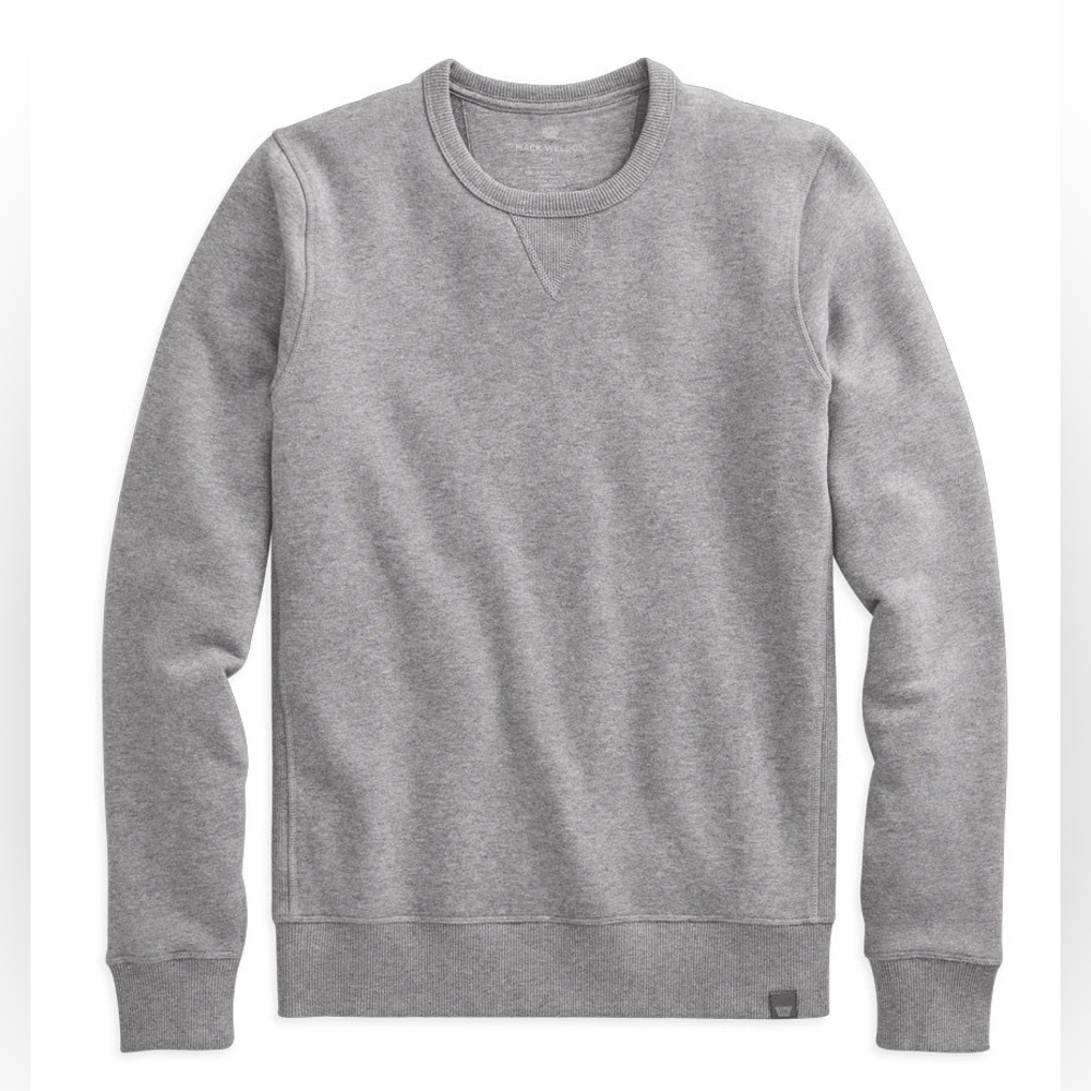 MACK WELDON - ACE SWEATSHIRT IN GREY HEATHER